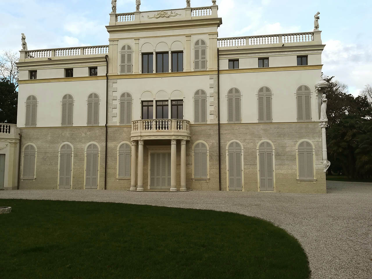 pavimentazione giardino Villa Gritti venezia