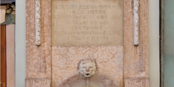Fontana Marmo Marrone Mogano